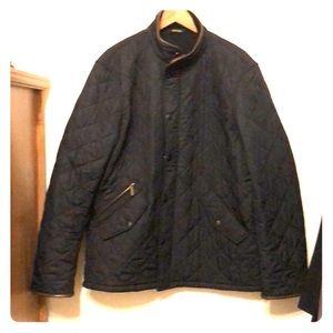 BARBOUR Powell Quilted Jacket Navy (Mens XL)